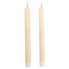 2 bougies chandelier à Led 24cm