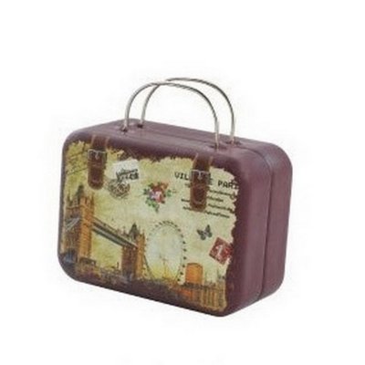 Mariage thme angleterre  - 10 Botes Contenants  Drages Valise Londres  : illustration