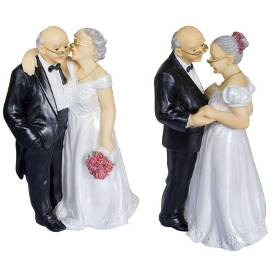 Figurines Mariage  - Figurine de mariage Couple de maris 