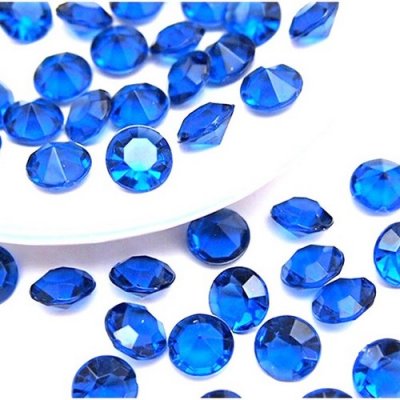 Dco de table Baptme  - Diamants De Table Bleu Royal 10 mm  X 500 : illustration