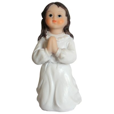 Dcoration de Table  - Figurine Sujet de Communion : jeune fille communiante ... : illustration
