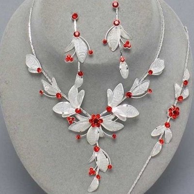 bijoux mariage rouge