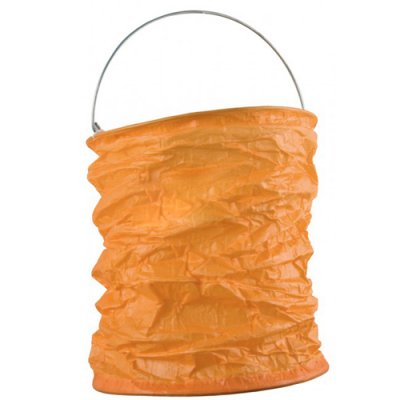 Dcoration de Communion  - Lampion orange  anse 15 cm : illustration