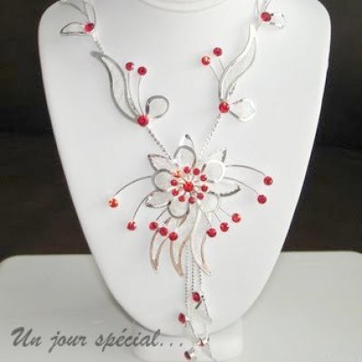 bijoux mariage rouge