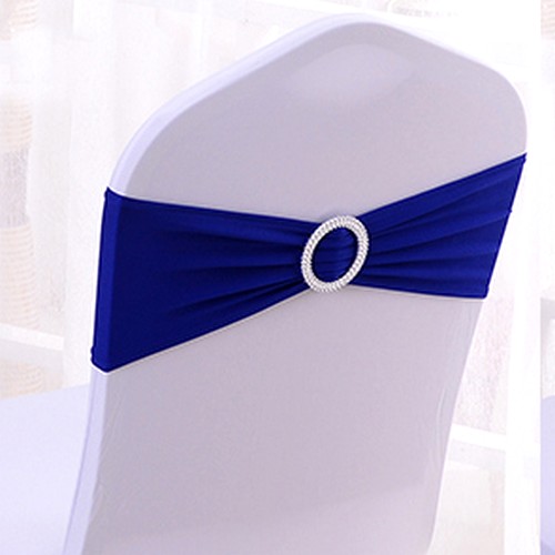 Noeud de chaise mariage en lycra bleu roi  Un Jour Spécial