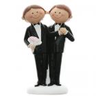 Figurine Mariage Couple de Mariés Mr et Mr 