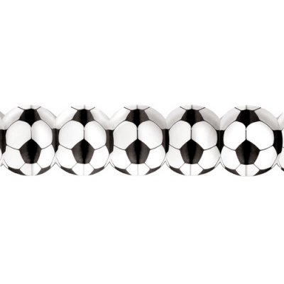 Decoration Mariage  - Guirlande ballons de foot : illustration