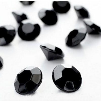 Sortie d'glise  - Diamants De Table Noir 10 mm Dco Mariage (lot de ... : illustration