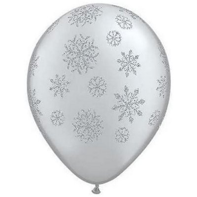 Mariage thme hiver  -  Ballon Flocon de Neige Argent Dcoration Nol / Mariage ... : illustration