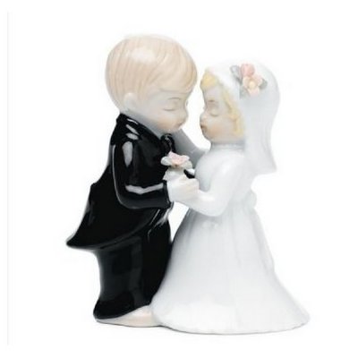 Dcoration de Table Mariage  - Figurine mariage couple de maris romantique  : illustration
