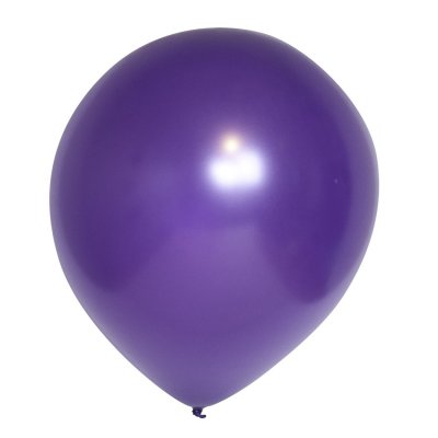 Ballon de Baptme-Naissance  -  25 ballons violet perls diamtre 30 cm : illustration