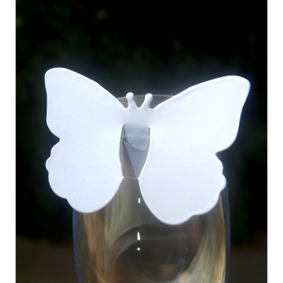 Papillons dcoration mariage  - Marque Place Papillon Blanc Dcoration Table Mariage ... : illustration