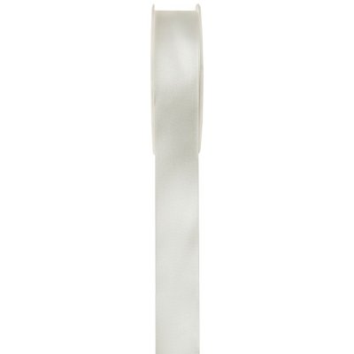 Dcoration de Table Mariage  - Ruban satin ivoire 6 mm x 25 mtres : illustration