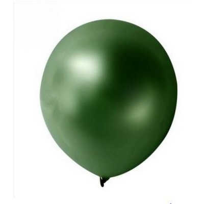 Dcoration de Salle de Mariage  - 10 ballons vert meraude mtalliss 25 cm : illustration