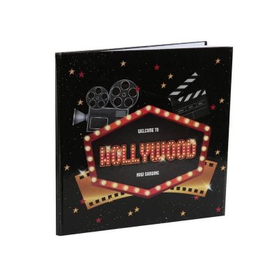 Decoration Mariage  - Livre d'or Hollywood Cinema  : illustration