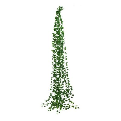 Mariage thme champtre  - 10 guirlandes feuilles de saule vertes 2.10m : illustration
