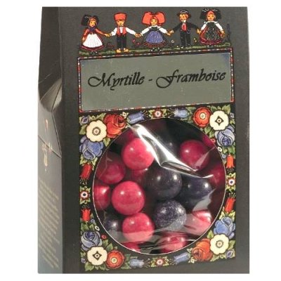 Dcoration de table de Nol  - Bonbons Fruit Rouge - Myrtille Framboise - Hansi : illustration