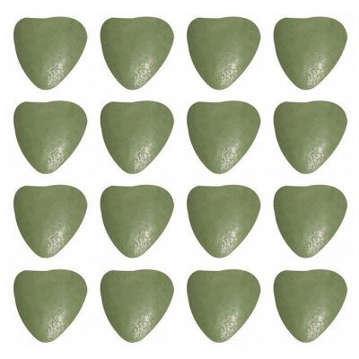 Mariage thme champtre  - Drages mini coeur chocolat 71% - Vert Eucalyptus ... : illustration