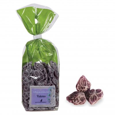 Dco de table Baptme  - 200 gr Bonbons d'antan - Violette : illustration