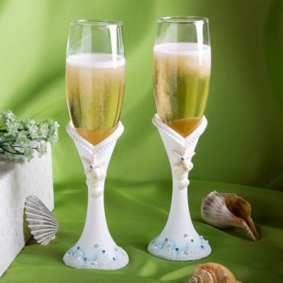 Dcoration de Table Mariage  - Mariage Coupes  champagne 