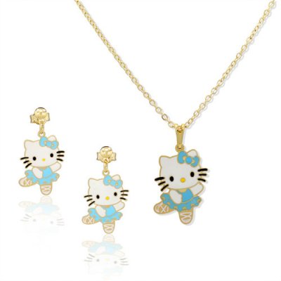 Bijoux Enfants  - Parure Bijoux Hello Kitty 2 Pices : illustration