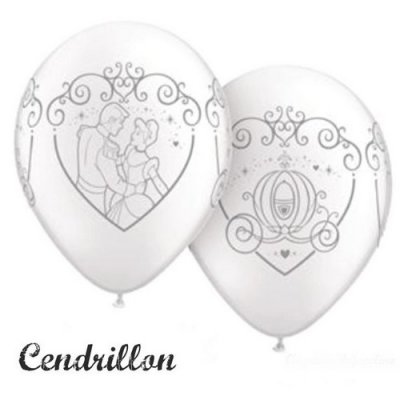 Ballon de communion  - Ballon Mariage Bapteme Disney Princesse Carrosse de ... : illustration