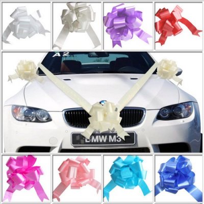 decoration voiture mariage kits ruban couleur aux choix | un jour