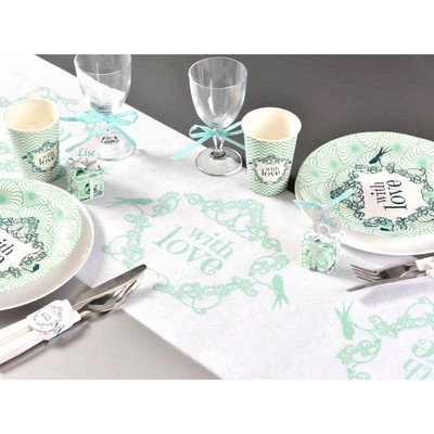 Mariage thme With Love  - Chemin de table Vintage 