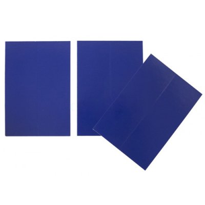 Dco de table Communion  - 10 Marque-places pr-plis Bleu marine : illustration