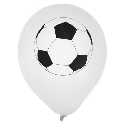 Dco de table Communion  - Ballon gonflable blanc imprim ballon Football (lot ... : illustration
