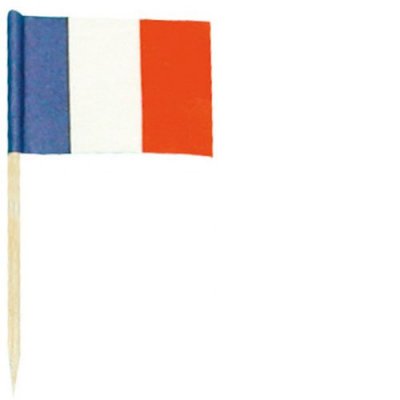 ARCHIVES  - 144 mini drapeaux France : illustration