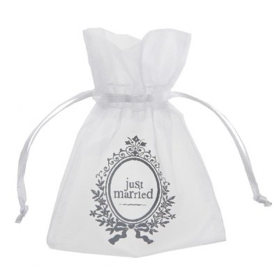 Mariage thme With Love  - Sachet bourse  drages 