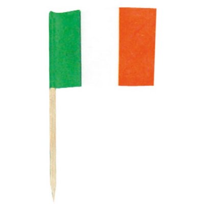 Dcoration de Table Mariage  - 144 Piques cure-dents drapeau Italie : illustration
