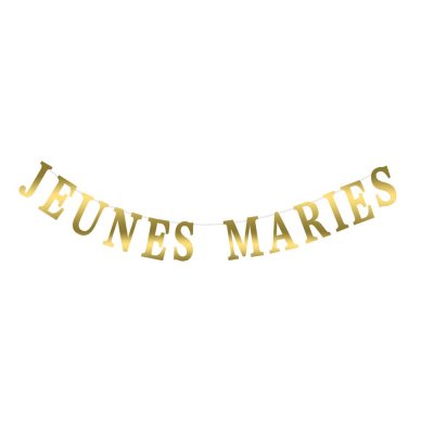 Mariage thme or  - Guirlande lettres 