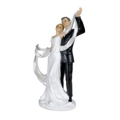 Promotions  - Grande figurine mariage couple romantique : illustration