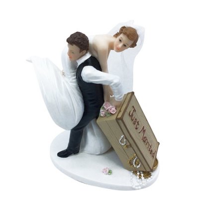 Decoration Mariage  - Figurine de mariage Sujet rsine couple de maris ... : illustration