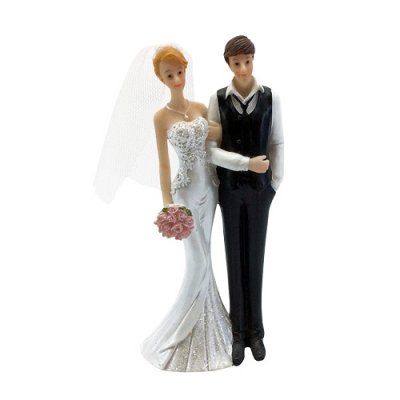 Figurines Mariage  - Sujet rsine couple de maris Viens mon amour : illustration