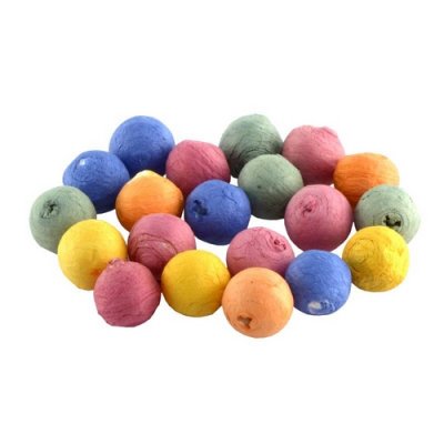 Confettis de table  - Sachet de 20 boules dancing multicolore : illustration