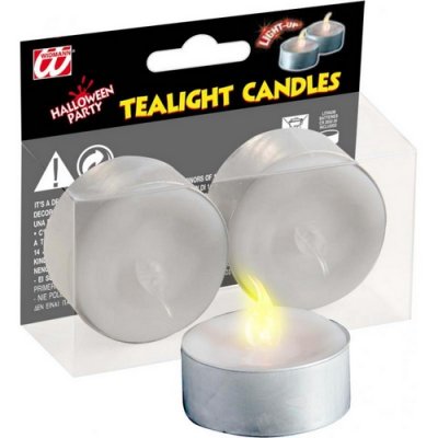 Bougie dcoration mariage  - 2 bougies LED - piles de dmonstration incluses : illustration