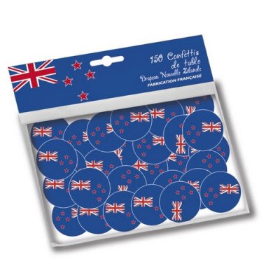 Confettis de table  - Confettis de table drapeau Nouvelle-Zlande : illustration
