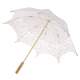 Ombrelle Blanche Mariage Parapluie du Bonheur : illustration