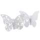Rond de serviette papillon blanc mariage : illustration