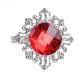 Bague Diamant Rouge Ronds de Serviette de Table Dcoration ... : illustration
