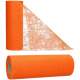 Chemin de table tissu non tiss orange 30 x 10 m : illustration