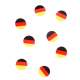 Confettis de table drapeau Allemagne : illustration