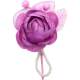 Grosse rose  drages lilas (2 raquettes) : illustration