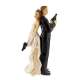 Figurine mariage couple de maris espions : illustration
