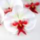 Tte Orchides mariage blanche et rouge - decoration ... : illustration