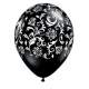 Ballon Baroque Noir / Blanc Dcoration Mariage  (lot ... : illustration