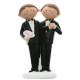 Figurine Mariage Couple de Maris Mr et Mr  : illustration